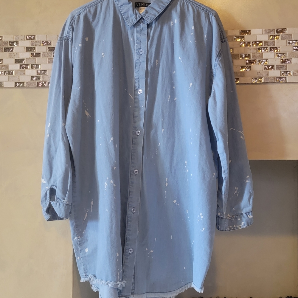 Venus Painter Shirt Dress